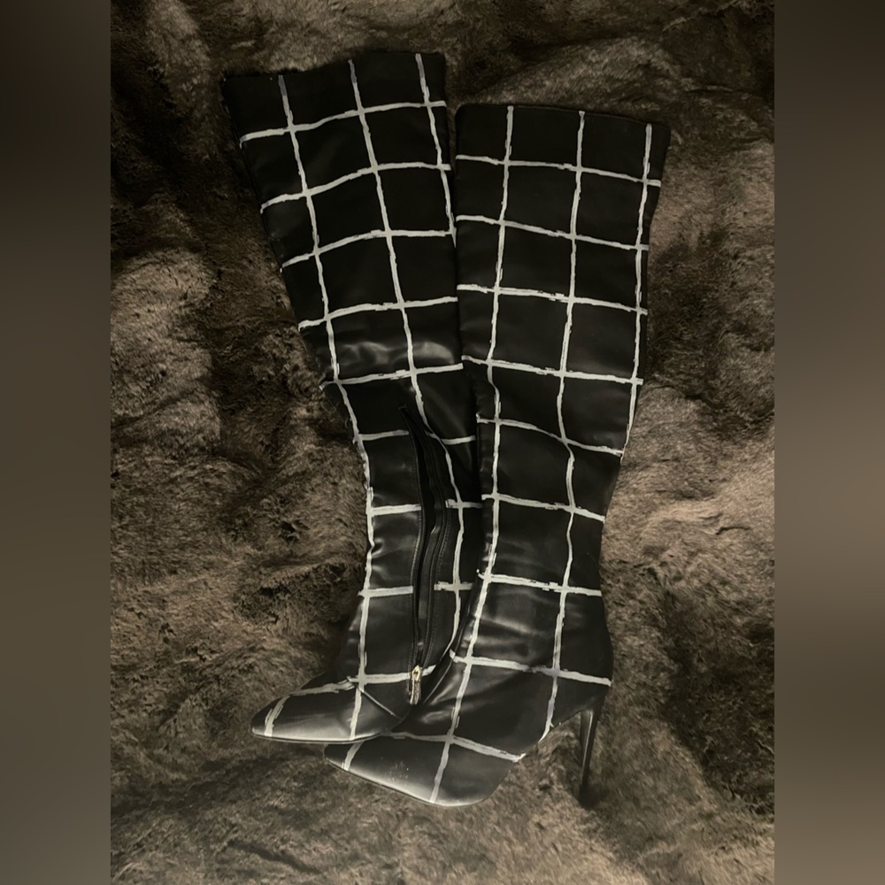 Thigh High OTK Heeled Boots